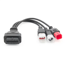 Load image into Gallery viewer, Yamaha 3pin 4pin OBD 2 Connector 3in1for Honda 6pin Motorcycle Cables
