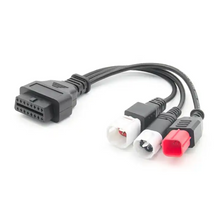 Load image into Gallery viewer, Yamaha 3pin 4pin OBD 2 Connector 3in1for Honda 6pin Motorcycle Cables