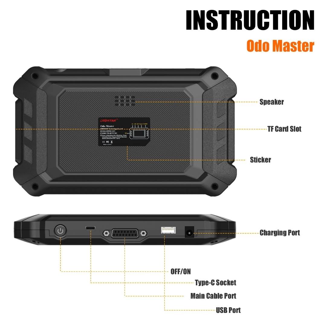 OBDSTAR Odo Master X300M + for Cluster Calibration /OBDII and Oil