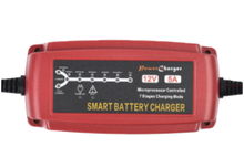 Load image into Gallery viewer, Power Charger 12v 5A trickle battery charger (Red)