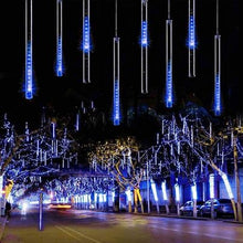 Load image into Gallery viewer, Meteor falling/waterfall lights 30cm x8 tubes 192 LED 3m length