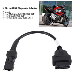 Ducati 4 Pin to OBD 16 Pin Adapter Diagnostics Cable Moto