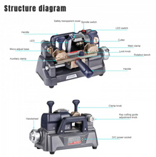 Load image into Gallery viewer, Xhorse Dolphin XP-008 Key Cutting Machine – Portable Special Bit, Double Bit Key Cutting