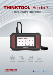 Thinkcar THINKTOOL Reader 7 5 Inch - 7 system Scan Tool - Free lifetime updates - Free delivery