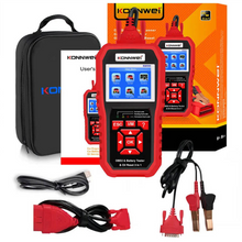 Load image into Gallery viewer, Konnwei KW890 OBDII Car Diagnostic Tool, Battery Tester, Oil Service Light Reset 3-in-1