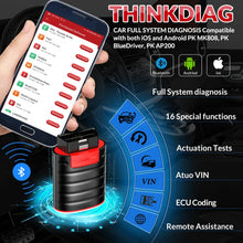 Load image into Gallery viewer, Thinkcar Thinkdiag New Version All Software Free Car Scanner Diagnostic Tool (1 year free software)