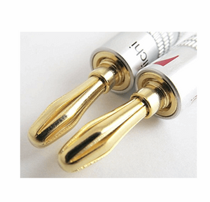 Nakamichi Speaker Connector Banana Straight Gold Plated Pair