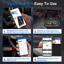 Load image into Gallery viewer, Vgate Icar Pro 3.0 OBD2 Scanner OBDII Scan Code Reader ELM327 Automotive Scanner