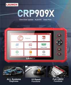 LAUNCH 431 CRP909X OBD2 Scanner Automotive Scan Tool Car Diagnostics Tools