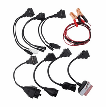 Load image into Gallery viewer, 8pcs Full Set Car Cables Adapter OBD2 II