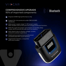 Load image into Gallery viewer, Viecar VP001 Car Mini OBD Fault Detector V2.2 Bluetooth Diagnostic Tool