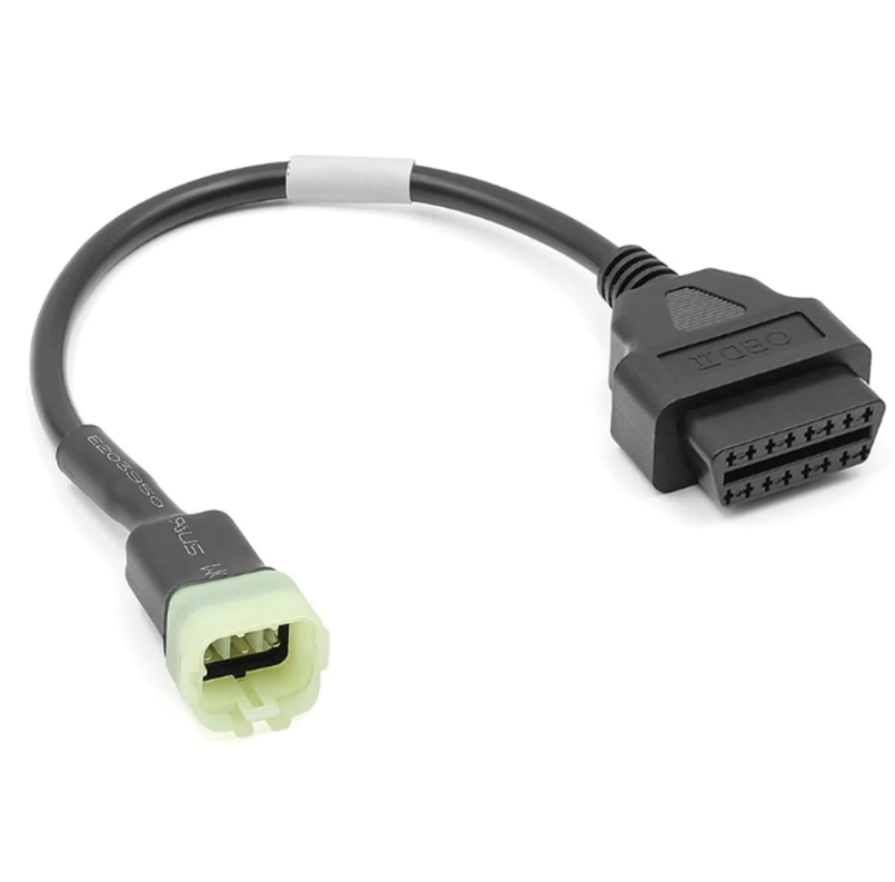 Kawasaki 6pin to OBD 16 Pin Adapter diagnostics cable Moto - a0163