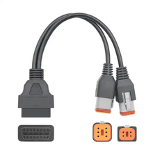 Load image into Gallery viewer, Harley-Davidson OBD1 Cable Motorcycle 6pin 4pin OBD Cable to 16pin OBD2 Cable Connector