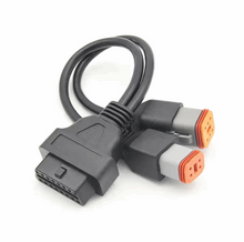 Load image into Gallery viewer, Harley-Davidson OBD1 Cable Motorcycle 6pin 4pin OBD Cable to 16pin OBD2 Cable Connector