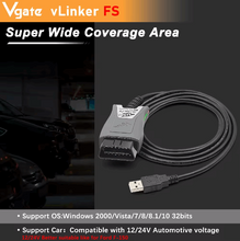 Load image into Gallery viewer, Vgate vLinker FS Auto Diagnostic Cable For Ford FORScan HS/MS-CAN OBD2 Scanner Tools