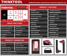 Load image into Gallery viewer, Thinkcar Thinktool - 28 special reset functions - 2 year free updates