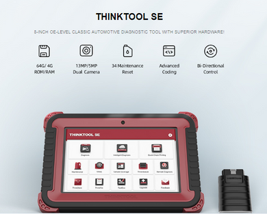 Thinkcar Thinktool SE 8 Inch - OE Level Full System Diagnostic - 2 Years free updates