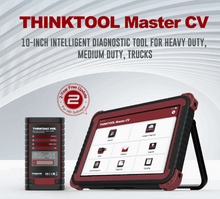 Load image into Gallery viewer, Thinkcar Thinktool Master CV 10inch Heavy Vehicle Scanner 12v and 24v - 2 year free updates