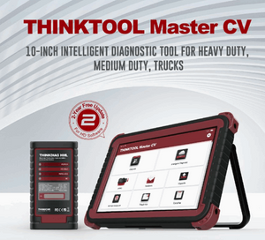Thinkcar Thinktool Master CV 10inch Heavy Vehicle Scanner 12v and 24v - 2 year free updates