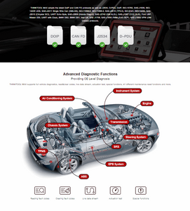 Thinktool Master Max 13.3 inch - Car and Truck Diagnostic Tool Full System ADAS Code Online Programming - 2 year free updates