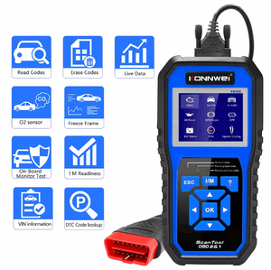 KONNWEI KW450 Full System OBD2 Scanner Car Diagnostic Machine Support ABS/SRS/DPF for VW for Audi