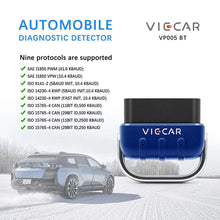 Load image into Gallery viewer, Viecar VP005 Car Mini OBD Fault Detector V2.2 Bluetooth Diagnostic Tool with 25K80 327