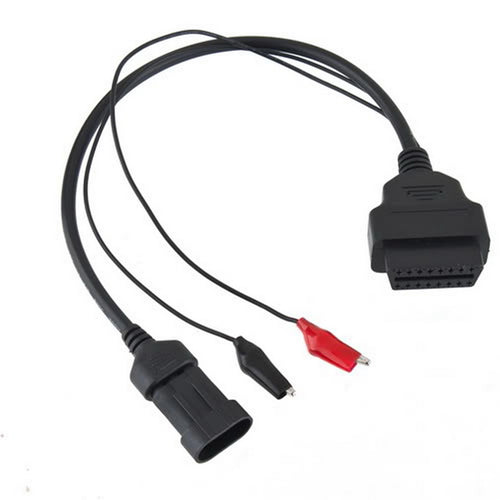 3 pin Fiat OBD1 to OBD2 16 Pin Adapter Connector